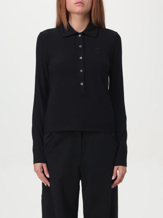 24FW 핑코 긴팔 티셔츠 104166A1DE Z99 Black