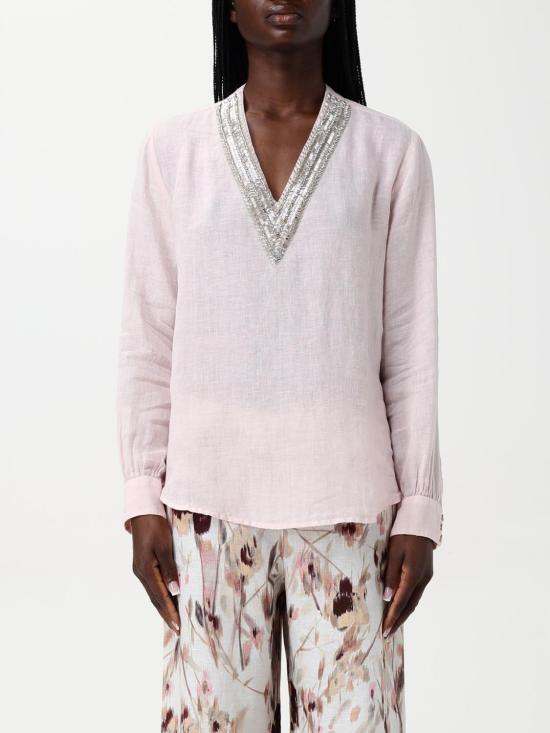 25SS 120 리노 블라우스 32ALIW1357000B31732ALIW 000089 Blush Pink