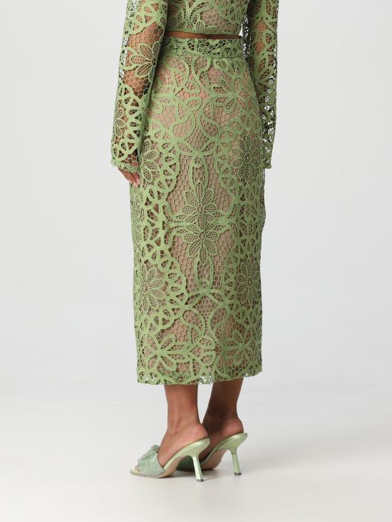  웰리 젱 스커트 SWZPG114 G81 Green - WEILI ZHENG