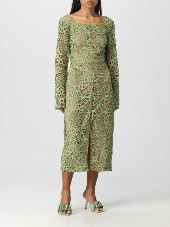  웰리 젱 스커트 SWZPG114 G81 Green - WEILI ZHENG