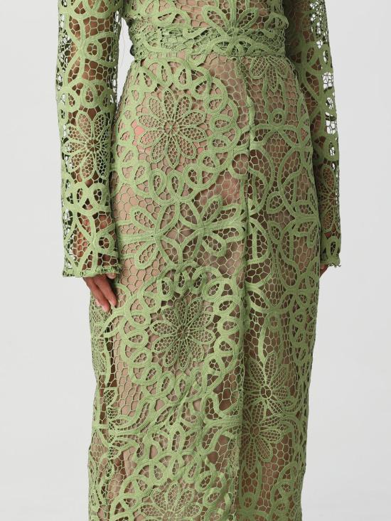  웰리 젱 스커트 SWZPG114 G81 Green - WEILI ZHENG