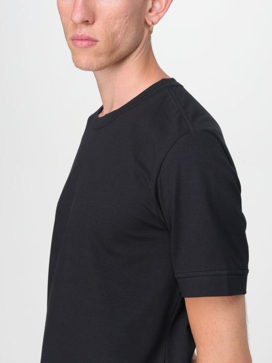 25FW 파올로페코라 반팔 티셔츠 F0124074 9000 Black - PAOLO PECORA