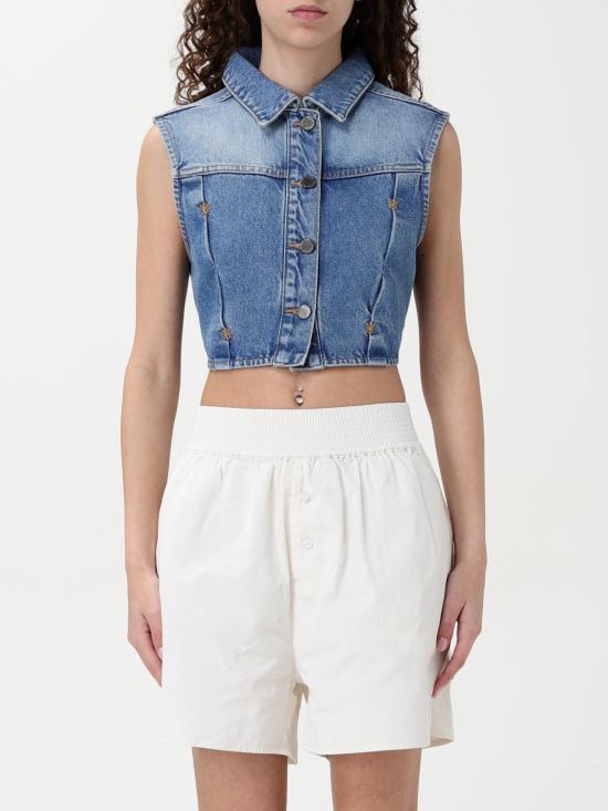 25SS 데일리 페이퍼 베스트 2511148 LIGHT BLUE Gnawed Blue