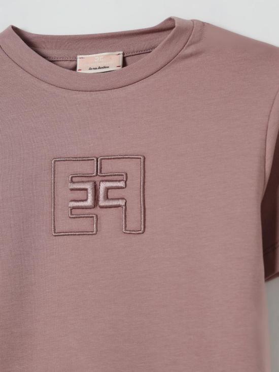 25FW [키즈] 엘리자베타프랜치 티셔츠 EGTS1010JE006 C041 Wisteria - ELISABETTA FRANCHI