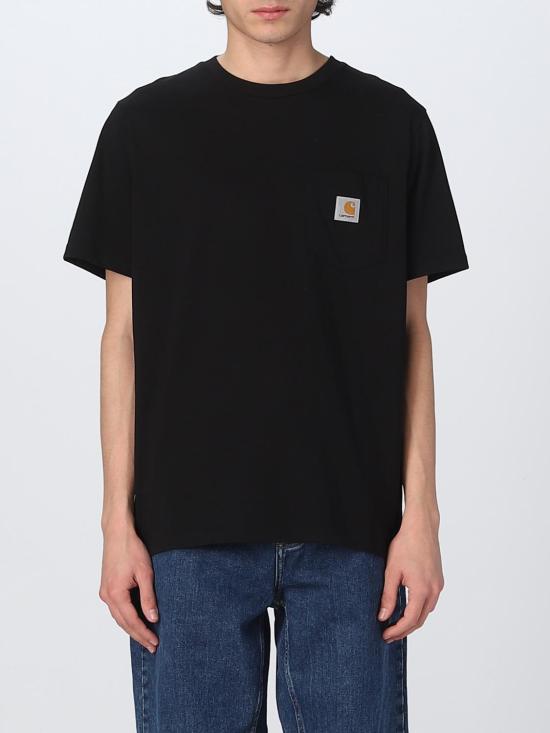 25FW 칼하트 WIP 숏슬리브 체이스 티셔츠 I026391 00FXX Black