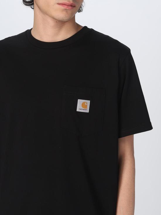 25FW 칼하트 WIP 숏슬리브 체이스 티셔츠 I026391 00FXX Black - CARHARTT WIP