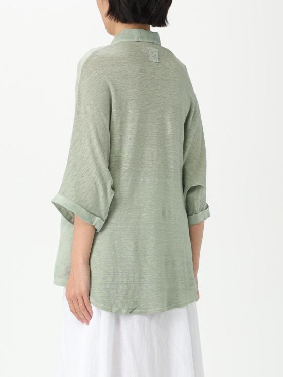 25SS 120 리노 블라우스 32ALIW7210000B56832ALIW S00030 Pistachio - 120 LINO