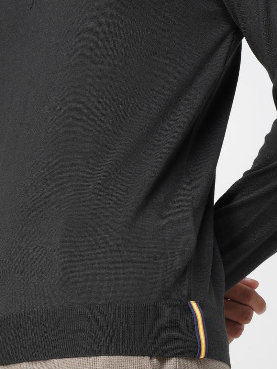 25FW 까웨 긴팔 티셔츠 K2131UW 133 Grey - K-WAY