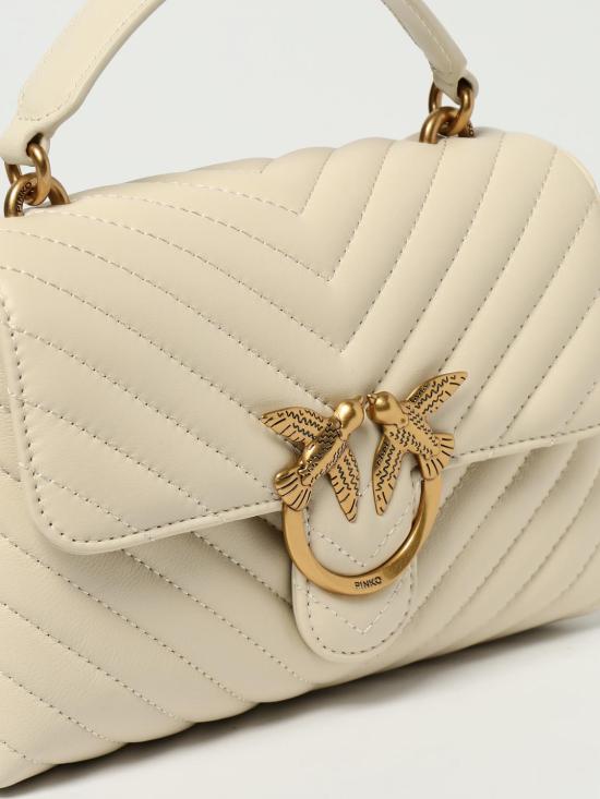 25FW 핑코 토트백 100044A0GK Z14Q White - PINKO