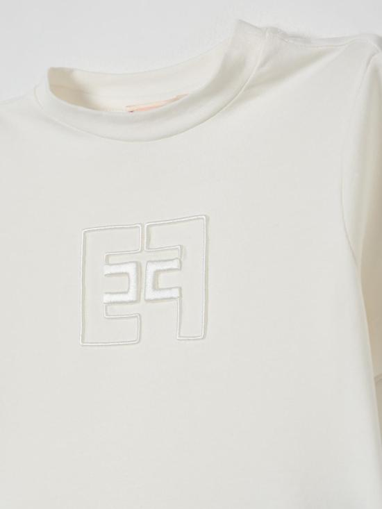 25FW [키즈] 엘리자베타프랜치 티셔츠 EGTS1010JE006 0000 Yellow Cream - ELISABETTA FRANCHI