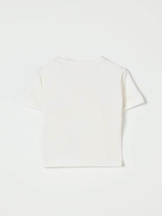 25FW [키즈] 엘리자베타프랜치 티셔츠 EGTS0990JE006 0000 Yellow Cream - ELISABETTA FRANCHI