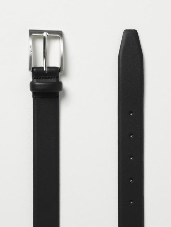 25SS 보스 가죽 벨트 50481068 002 Black - BOSS