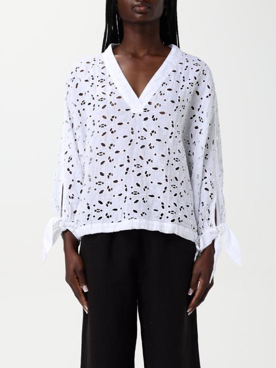 25SS 120 리노 긴팔 티셔츠 32ALIW1PJC000G33532ALIW 000050 White