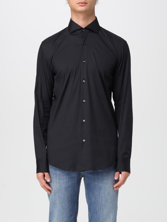 25SS 보스 긴팔 셔츠 50479915 001 Black