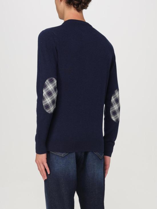  바버 스웨터 MKN1586 NY91 Blue - BARBOUR