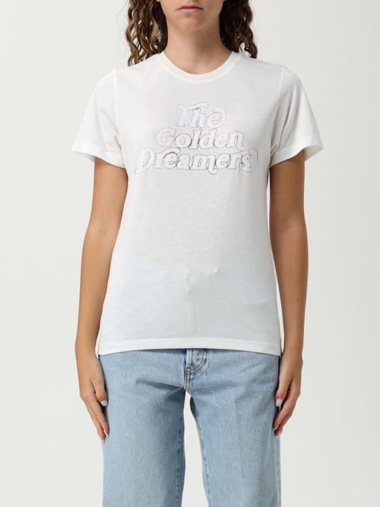 25FW 골든구스 반팔 티셔츠 GWP02322P00211611616 White