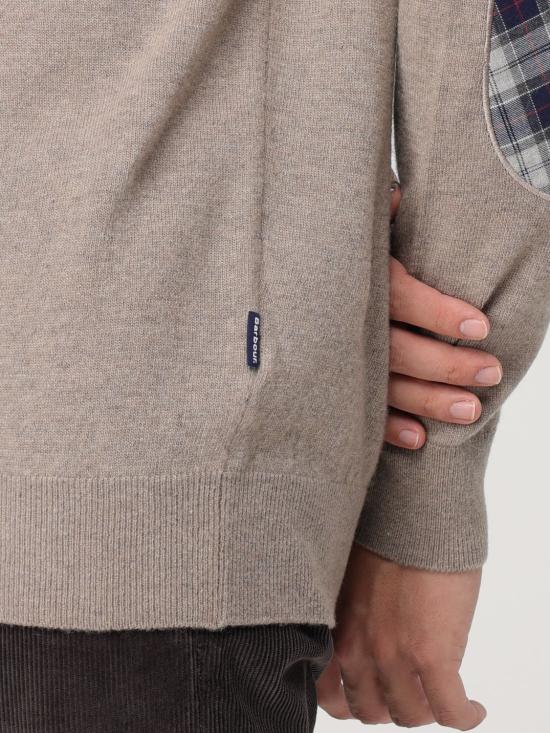  바버 스웨터 MKN1586 ST51 Beige - BARBOUR