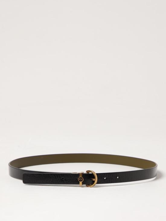 25FW 핑코 레귤러 벨트 104592A2BY ZS1Q Black