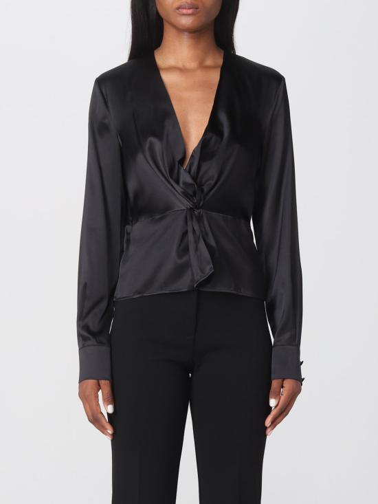 25FW 핑코 블라우스 100108ZR64 Z99 Black