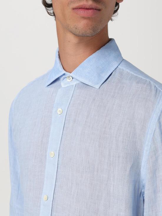 25SS 120 리노 긴팔 셔츠 32ALIM1311000011532ALIM S00205 Blue - 120 LINO