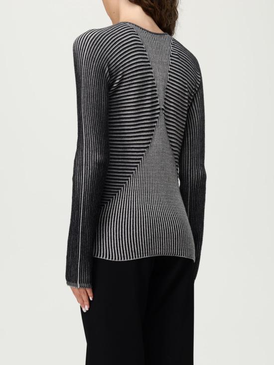 25FW 엠포리오 아르마니 스웨터 EW002744 AF20460 FC102 Black - EMPORIO ARMANI