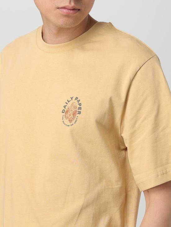  데일리 페이퍼 반팔 티셔츠 2411064 TAOS Beige - DAILY PAPER
