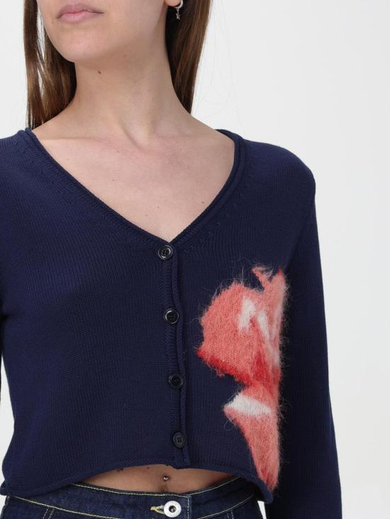  겐조 스웨터 FE52CA4573BM 77 Blue - KENZO