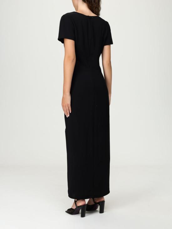 25FW 알마니 롱 원피스 XW000665AF10872 UC001 Black - ARMANI