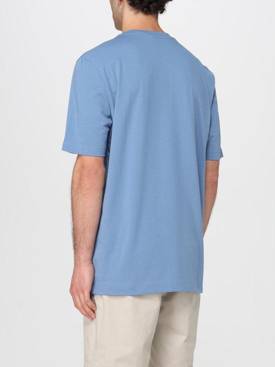 25FW 보스 반팔 티셔츠 50468347 459 Gnawed Blue - BOSS