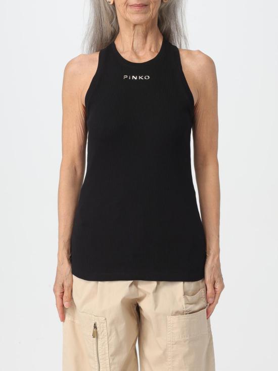 25FW 핑코 민소매 티셔츠 100822A15E Z99 Black