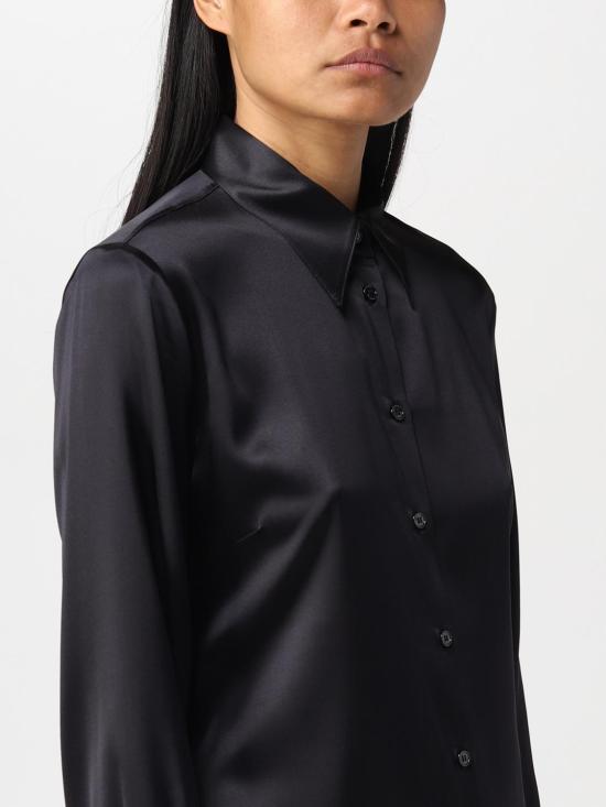 25FW 핑코 셔츠 100612ZR64 Z99 Black - PINKO