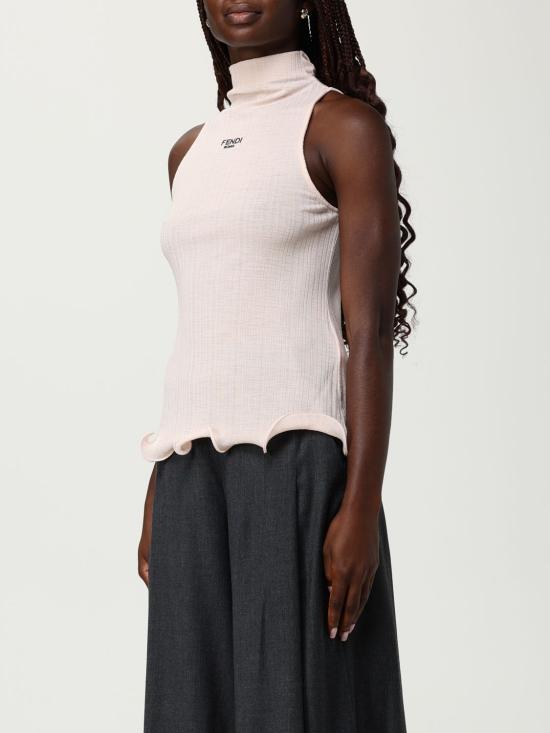 25FW 펜디 민소매 티셔츠 FS9740AVFE F1T6T Pink - FENDI