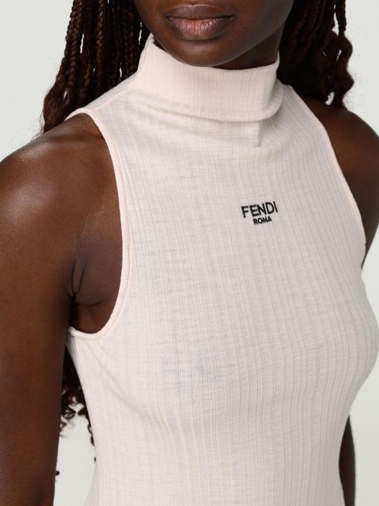 25FW 펜디 민소매 티셔츠 FS9740AVFE F1T6T Pink - FENDI