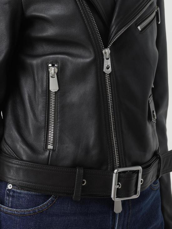 25FW 핑코 바이커 자켓 103897A21L M04 Brown - PINKO