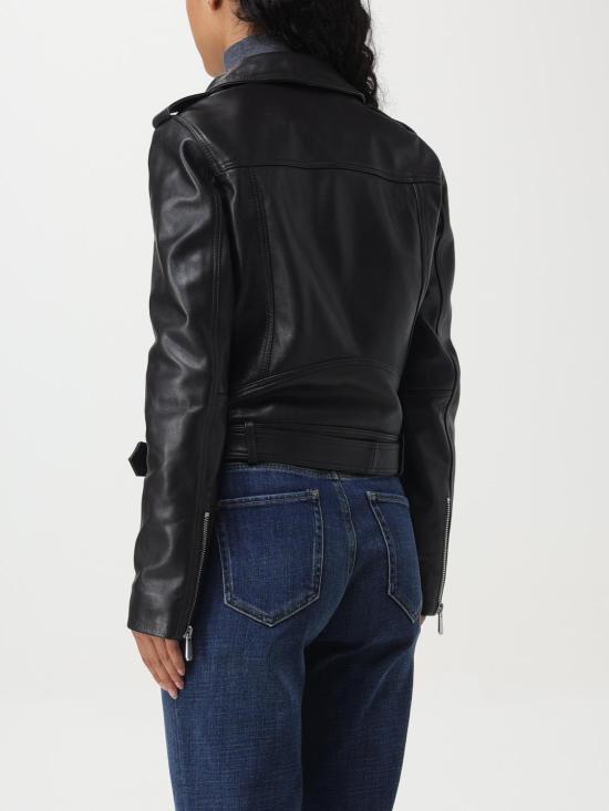 25FW 핑코 바이커 자켓 103897A21L M04 Brown - PINKO