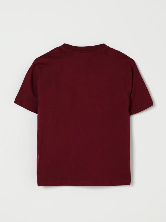 25FW [키즈] 엠에스지엠 티셔츠 F5MSJUTH011 MS034 Burgundy - MSGM