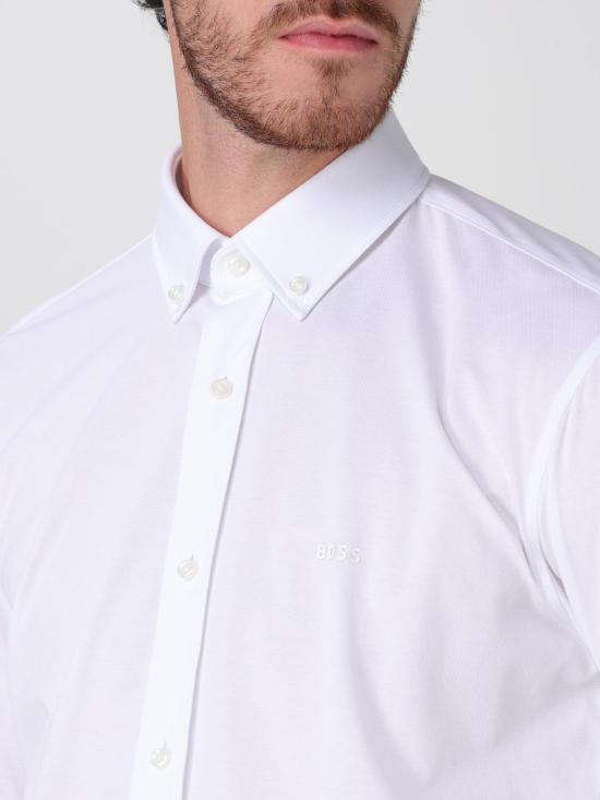 25SS 보스 긴팔 셔츠 50469378 100 White - BOSS