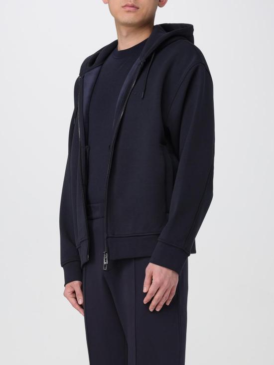 25SS 엠포리오 아르마니 집업 니트 6D1M901JOTZ 0920 Blue - EMPORIO ARMANI