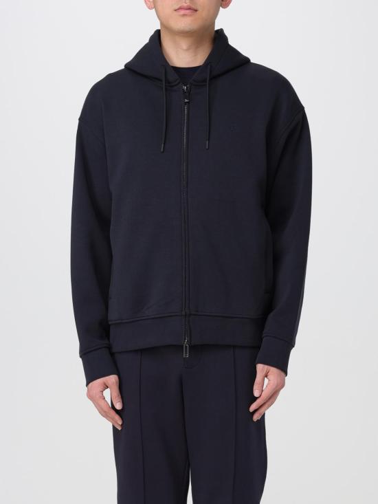 25SS 엠포리오 아르마니 집업 니트 6D1M901JOTZ 0920 Blue