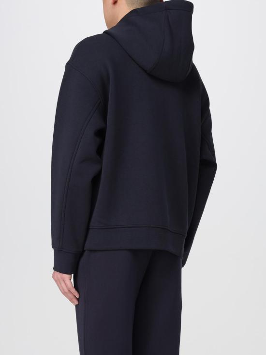 25SS 엠포리오 아르마니 집업 니트 6D1M901JOTZ 0920 Blue - EMPORIO ARMANI