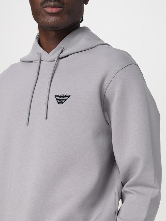 25SS 엠포리오 아르마니 긴팔 티셔츠 6D1M941JHSZ 0663 Grey - EMPORIO ARMANI