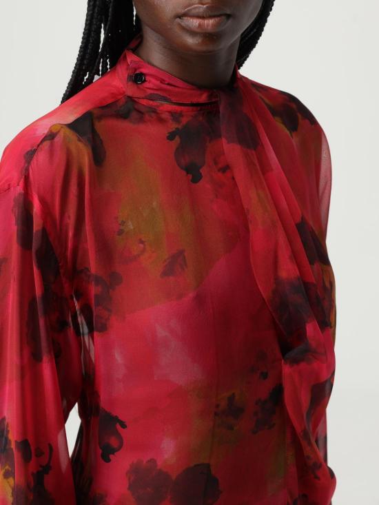 25FW 빅토리아 베컴 후드 티셔츠 1325WSH006594B 2913 Red - VICTORIA BECKHAM