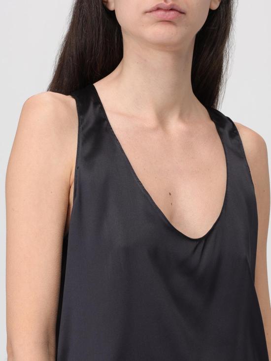  핑코 민소매 티셔츠 103028A1RI Z99 Black - PINKO