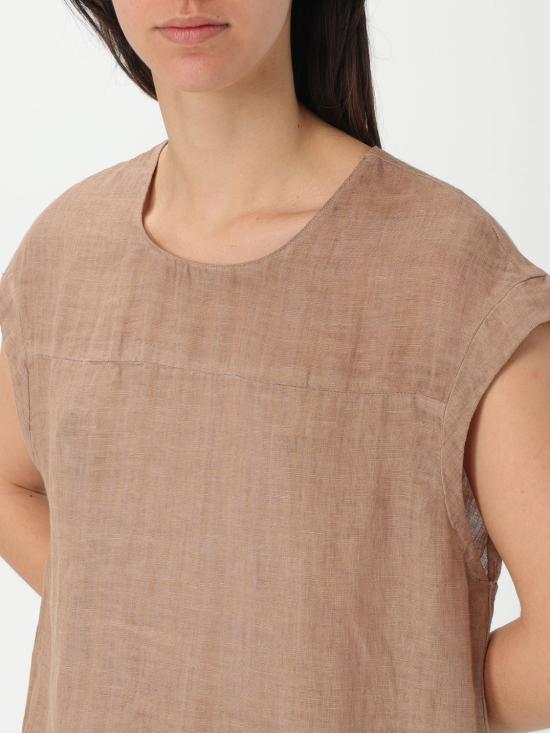 25SS 120 리노 민소매 티셔츠 32ALIW19S9000011532ALIW S00072 Tobacco - 120 LINO