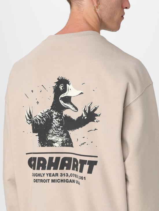 25FW 칼하트 WIP 위프토피아 스웨트셔츠 I035644 G1XX Beige - CARHARTT WIP