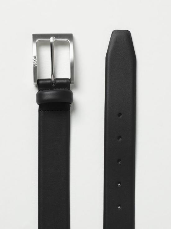 26SS 보스 가죽 벨트 50470787 002 Black - BOSS