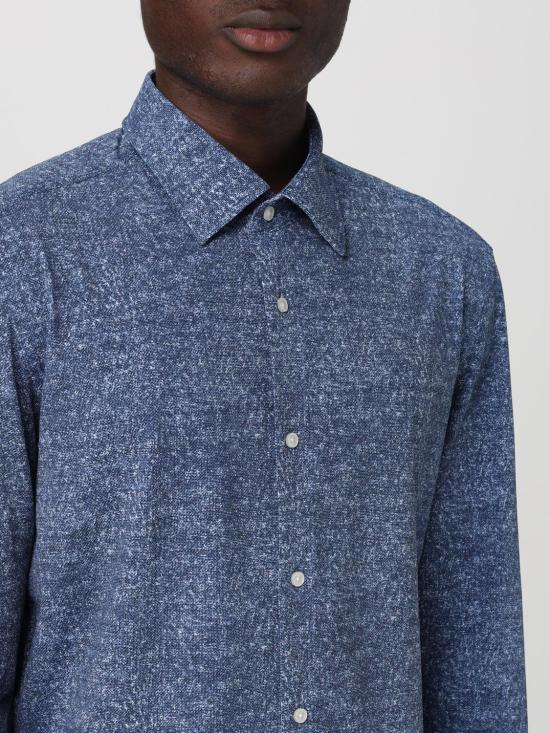  보스 긴팔 셔츠 50513462 460 Blue 1 - BOSS