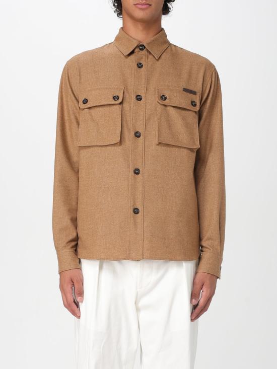 25FW 파올로페코라 긴팔 셔츠 G0133088 2928 Camel