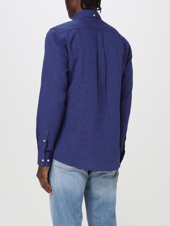 25FW 바버 데님 셔츠 MSH5090 IN32 Blue - BARBOUR