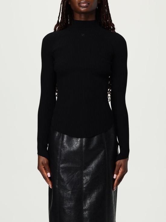 25FW 쿠레쥬 터틀넥 325MPU251FI0001 9999 Black